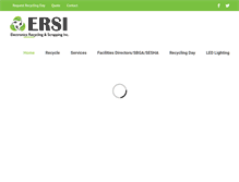 Tablet Screenshot of electronicsrecyclingscrapinc.com